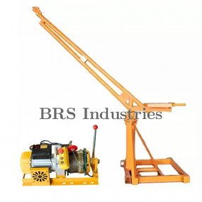 Construction Monkey Crane for Material Lifting, 500 KG Model 60 KG heavy-duty frame