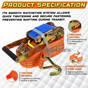 Ratchet Cargo Lashing Belt