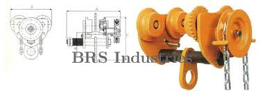 Gear Trolley ( 1 Ton, 2 Ton, 3 Ton, 5 Ton, 10 Ton )