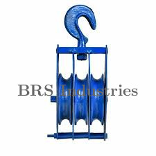 MANILA ROPE PULLEY – TRIPLE SLEEVE