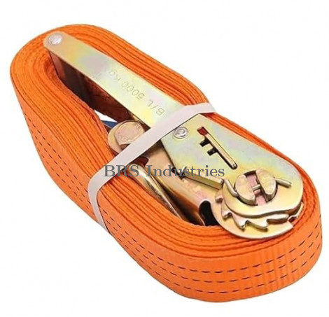 Cargo Ratchet Lashing Belt 50mm x 10 Meter Tie-Down Strap 3000kg Load Capacity Heavy-Duty