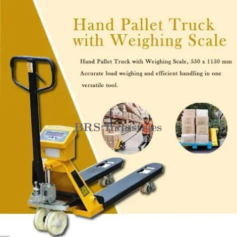hand pallet truck with weighing scale 2 ton