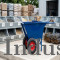 Bajrangi Heavy Duty Metal Light Weight Double Wheel Barrow Trolley Suitable for Construction